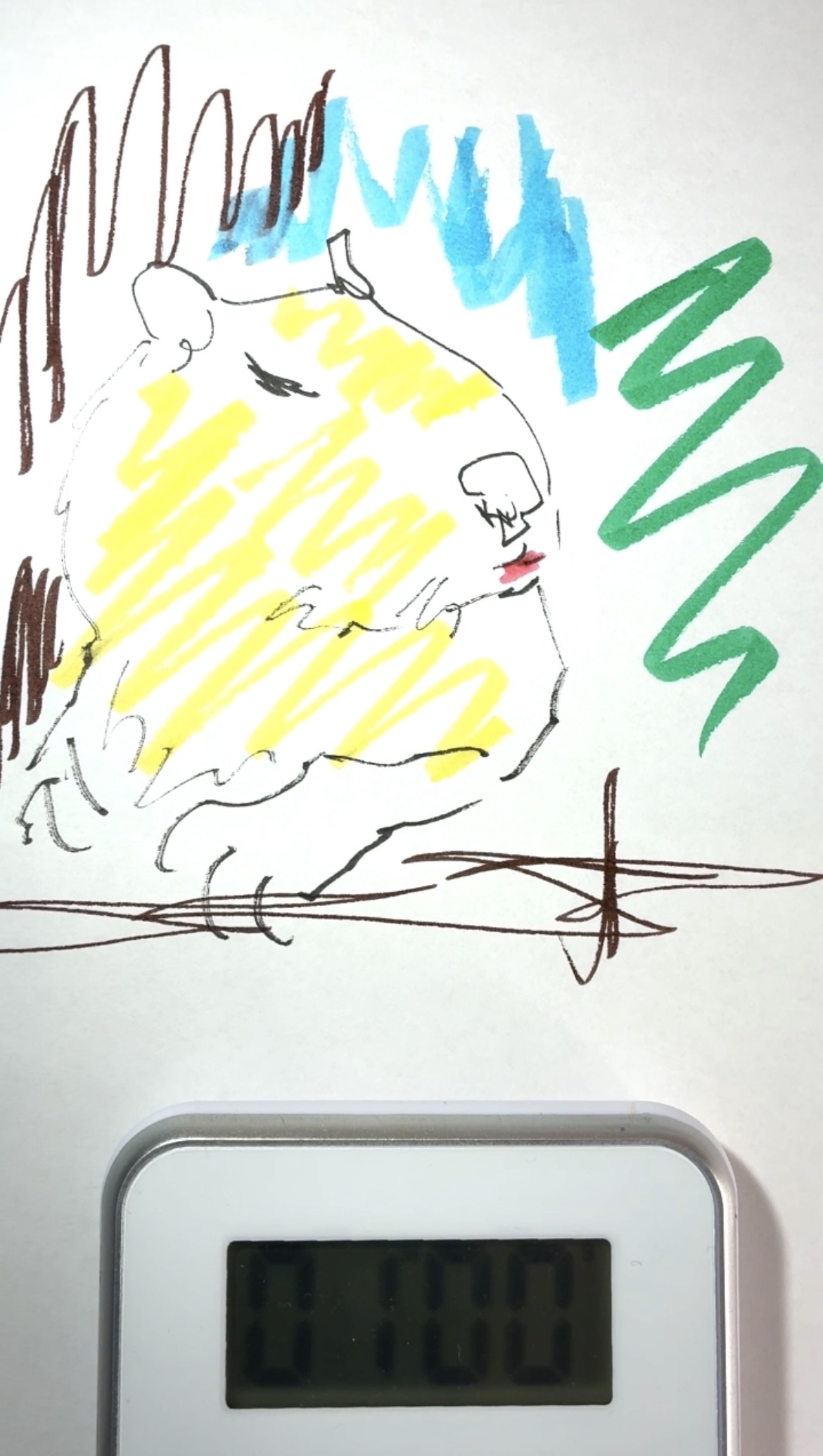 Drawing Hisamon Artwork