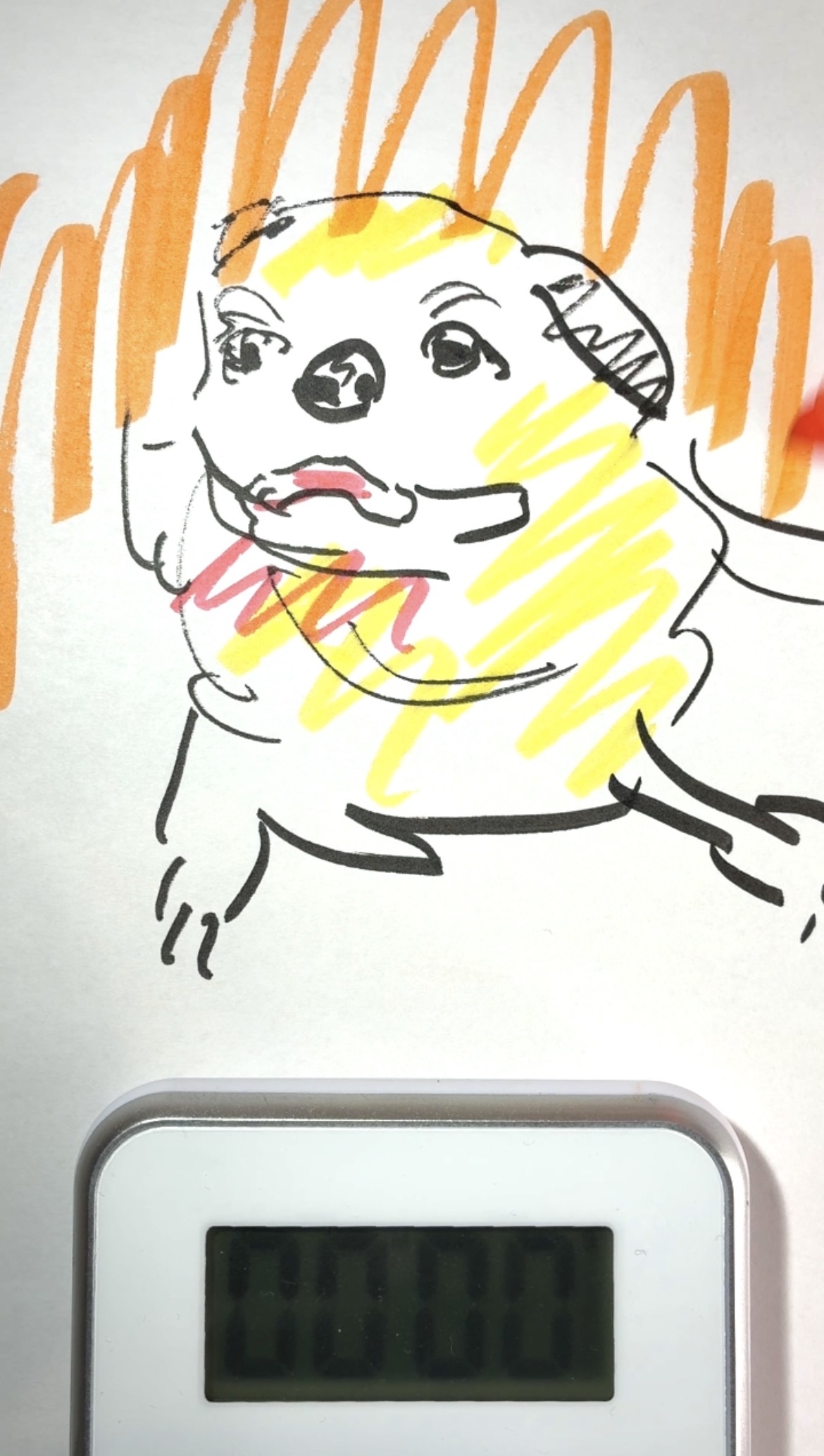 Drawing Hisamon Artwork