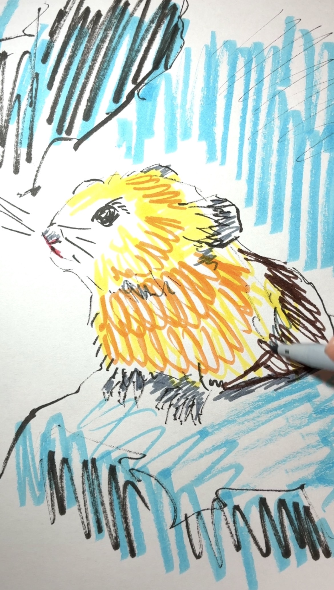 Drawing Hisamon Artwork